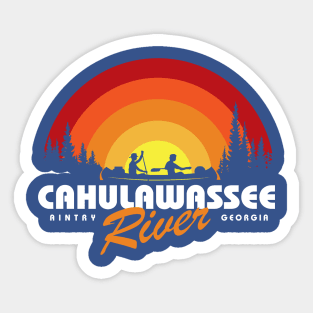 Cahulawassee River Sticker